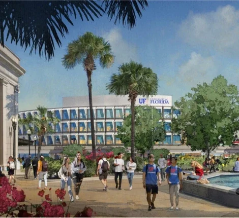 drawing rendering of UF Jacksonville site